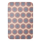 Levendige Hexkleur Mandala Badmat (Voorkant Verticaal)