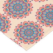 Levendige Hexkleur Mandala Tafelkleed (Gekanteld)