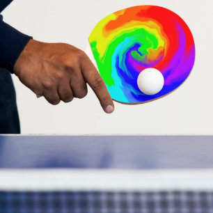 Levendige hittegolf werveling Abstract Tafeltennisbatje