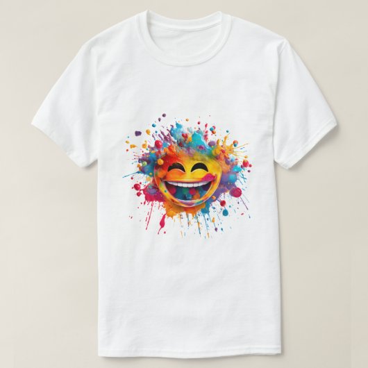 Levendige Holi Splash Grafische T-shirt (Design voorkant)