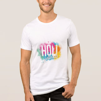 Levendige Holi Splash Grafische T-shirt