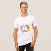 Levendige Holi Splash Grafische T-shirt (Voorkant volledig)