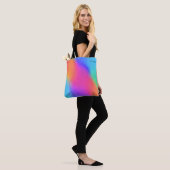 Levendige holografische gepersonaliseerde Canvas t Tote Bag (Op model)