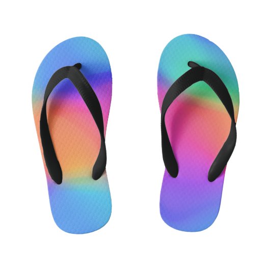 Levendige Holografische Kinder Teenslippers (Voetbed)