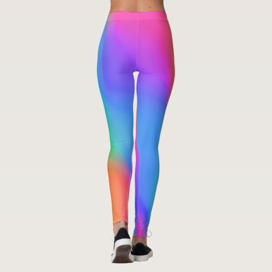 Levendige holografische Leggings (Achterkant)