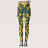 Levendige Home Decor Leggings - Naadloze Patroon D (Voorkant)