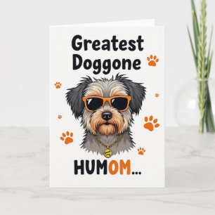 Levendige Hond Mens kaart