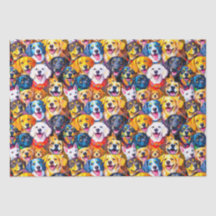  Levendige hondenprint 