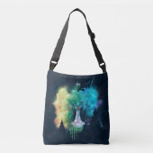 Levendige Hookah Shisha Hubble smaken Crossbody Tas (Voorkant)