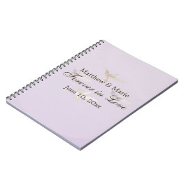 Levendige Hummingbird Weddenschap Forever in Love Notitieboek