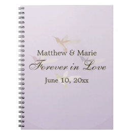 Levendige Hummingbird Weddenschap Forever in Love Notitieboek