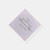 Levendige Hummingbird Weddenschap Forever in Love Servet (Hoek)