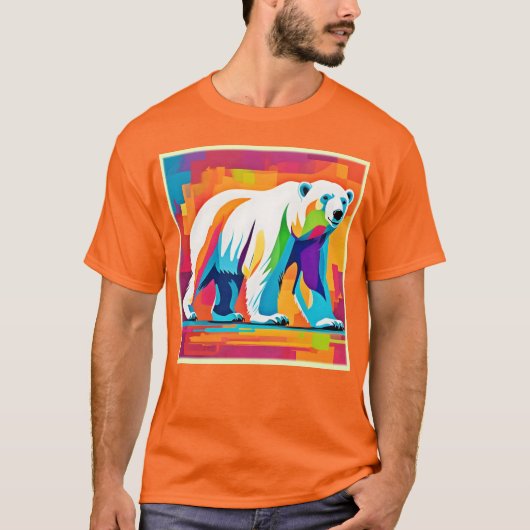 Levendige Ijsbeer T-shirt (Voorkant)