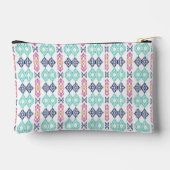Levendige ikat-stijl geometrisch verticaal patroon etui (Achterkant)