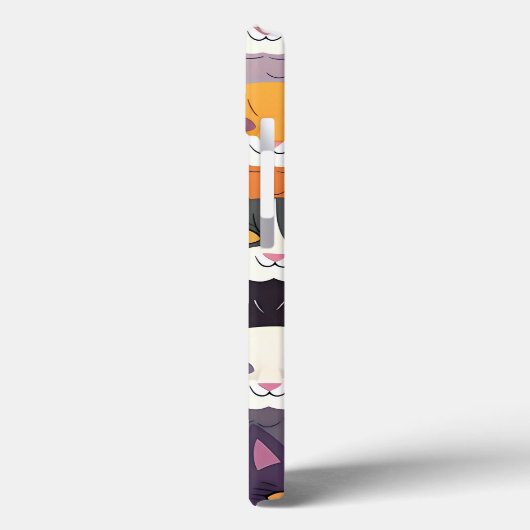 Levendige illustratie met geel, zwart en wit P Case-Mate iPhone Case (Achterkant / Links)