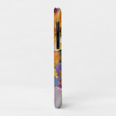 Levendige Impasto Bloemenschildering iPhone Hoes (Achterkant/links)