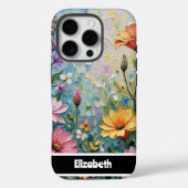 Levendige Impasto Floral Garden Smartphone Case-Mate iPhone Case (Achterkant)