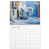 Levendige Impasto Kunstkalender 2026 Kalender (Jan 2027)