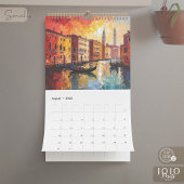 Levendige Impasto Kunstkalender 2026 Kalender