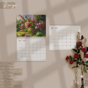 Levendige Impasto Kunstkalender 2026 Kalender