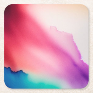 Levendige indrukking kartonnen onderzetters