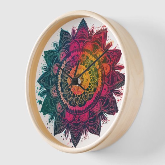 Levendige, ingewikkelde, Bohemische, Mandala Art (Hoek)