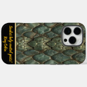 Levendige, ingewikkelde slangenhuidpatronen Case-Mate iPhone case (Achterkant (horizontaal))