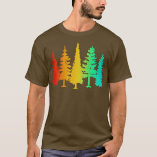 Levendige intense natuur t-shirt