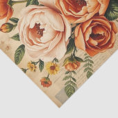 Levendige Italiaans-Geïnspireerde Bloemcollage Tissuepapier (Detail)