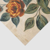 Levendige Italiaans-Geïnspireerde Bloemcollage Tissuepapier (Detail)