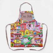 Levendige Italiaanse gevel Schort (Voorkant)