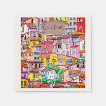 Levendige Italiaanse gevel