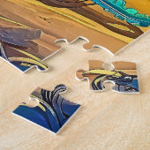 Levendige Jellyfish Sunset Legpuzzel (Zijkant)