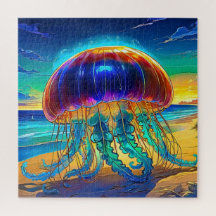 Levendige Jellyfish Sunset