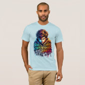 Levendige Jeugd Sketch Art T-shirt (Voorkant volledig)