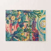 Levendige Joshua Tree National Park Cactus Maatwer Legpuzzel (Horizontaal)