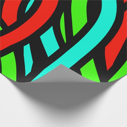 Levendige kabel cadeaupapier (Hoek)