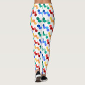 Levendige Kaleidoscoop Grafische Leggings (Achterkant)