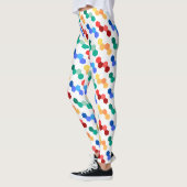Levendige Kaleidoscoop Grafische Leggings (Links)