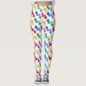 Levendige Kaleidoscoop Grafische Leggings (Voorkant)