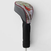 Levendige Kardinaal Golfheadcover (Schuin)