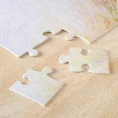 Levendige Kat kleurrijke katteplaat Legpuzzel (Zijkant)