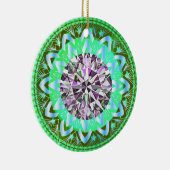 Levendige keramische cirkel Ornament (Rechts)