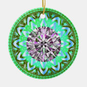 Levendige keramische cirkel Ornament (Voorkant)