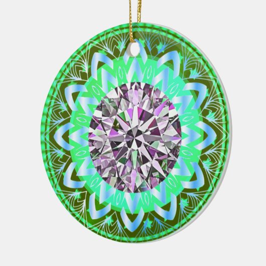 Levendige keramische cirkel Ornament (Links)