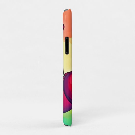 Levendige Kersen Kunst Case-Mate iPhone Case (Achterkant/rechts)