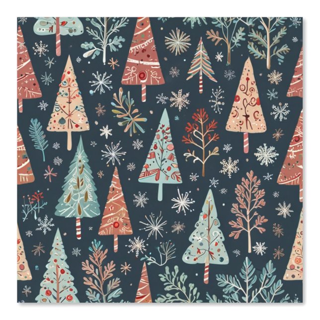 LEVENDIGE KERST Behang (Voorkant)