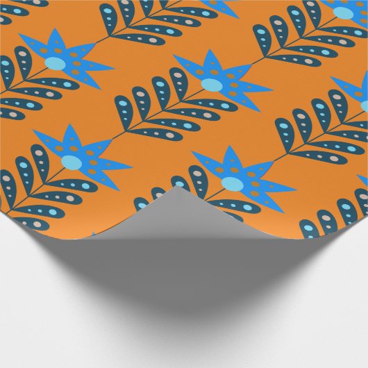 Levendige kerst cadeaupapier (Hoek)