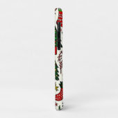 Levendige kerstpatroon kunstprint Case-Mate iPhone case (Achterkant/links)