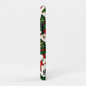 Levendige kerstpatroon kunstprint Case-Mate iPhone case (Achterkant/rechts)